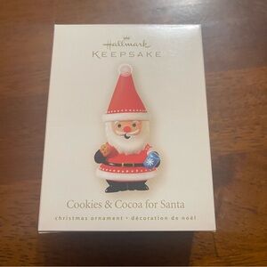 Hallmark “Cookies & Cocoa for Santa” Ornament